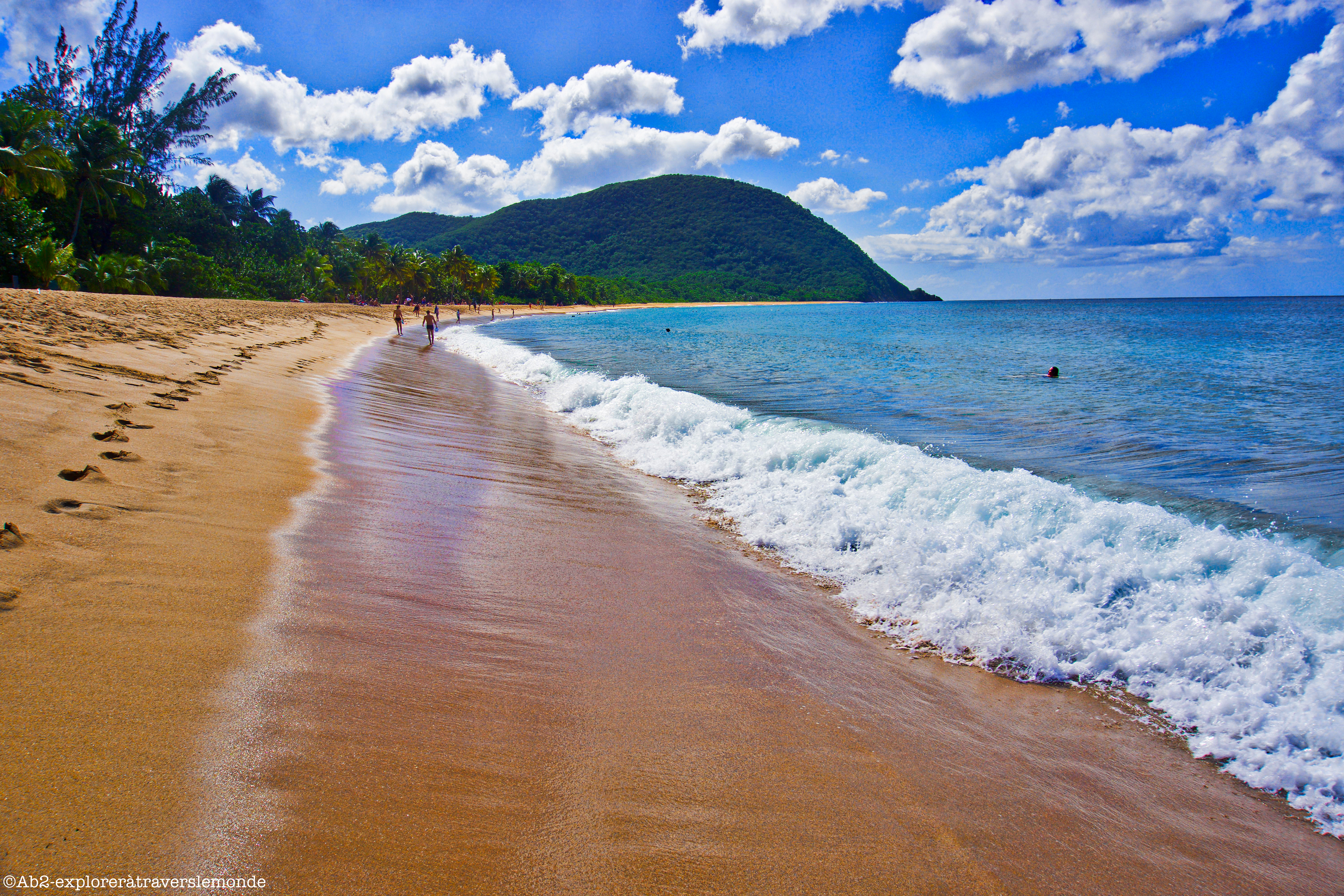 deshaies - grande anse côté gauche