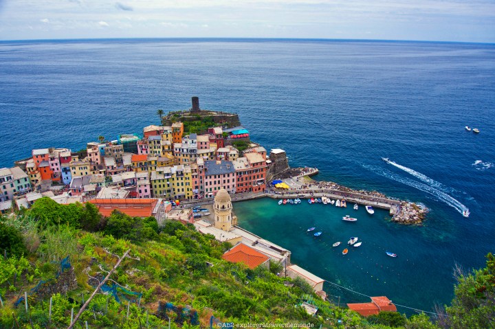 Vue du village près du cimetière