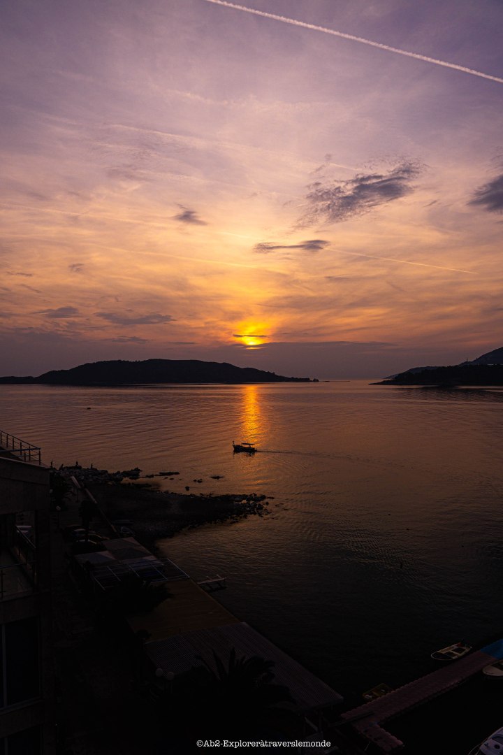 Budva - couché de soleil_